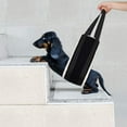 thumbnail image 2 of Eslinga grande para perros para patas traseras de 30 a 120 libras que ayuda a perros mayores con movilidad limitada, arnés de elevación para perros de 6 x 41,3 pulgadas, elevador para perros para rehabilitación de artritis del ligamento cruzado anterior Rojo Verde, 2 of 5