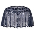 thumbnail image 4 of PrettyGuide Women's 1920s Shawl Beaded Sequin Deco Evening Cape Bolero Flapper Cover up, One Size, 4 of 6