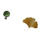 thumbnail image 5 of Elegante Colección De Esculturas De Animales De Pavo Real Y Hojas De Ginkgo Para Dormitorio, Oficina, Sala De Estar, Estantería, Hogar Y Decoración De Paredes., 5 of 8