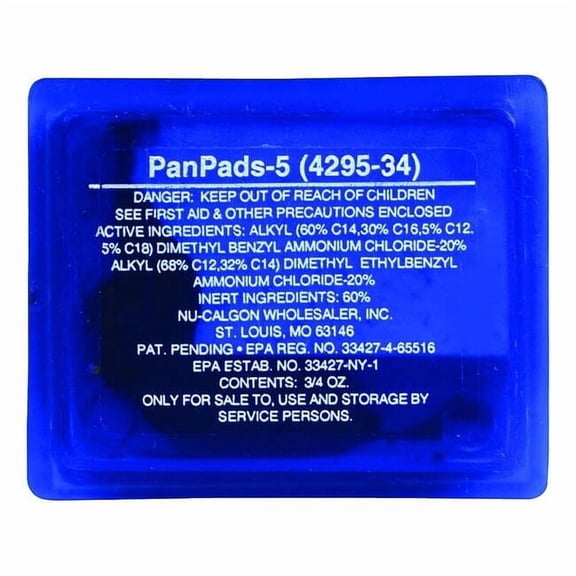 Nu-Calgon Condensate Pan Treatment,5 t,Blue 4295-34