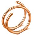 thumbnail image 3 of Double Anneau de Nez Tendance : 15 Pcs Cerceau de Septum en Acier Inoxydable Bijoux de Perçage Corporel, 3 of 9
