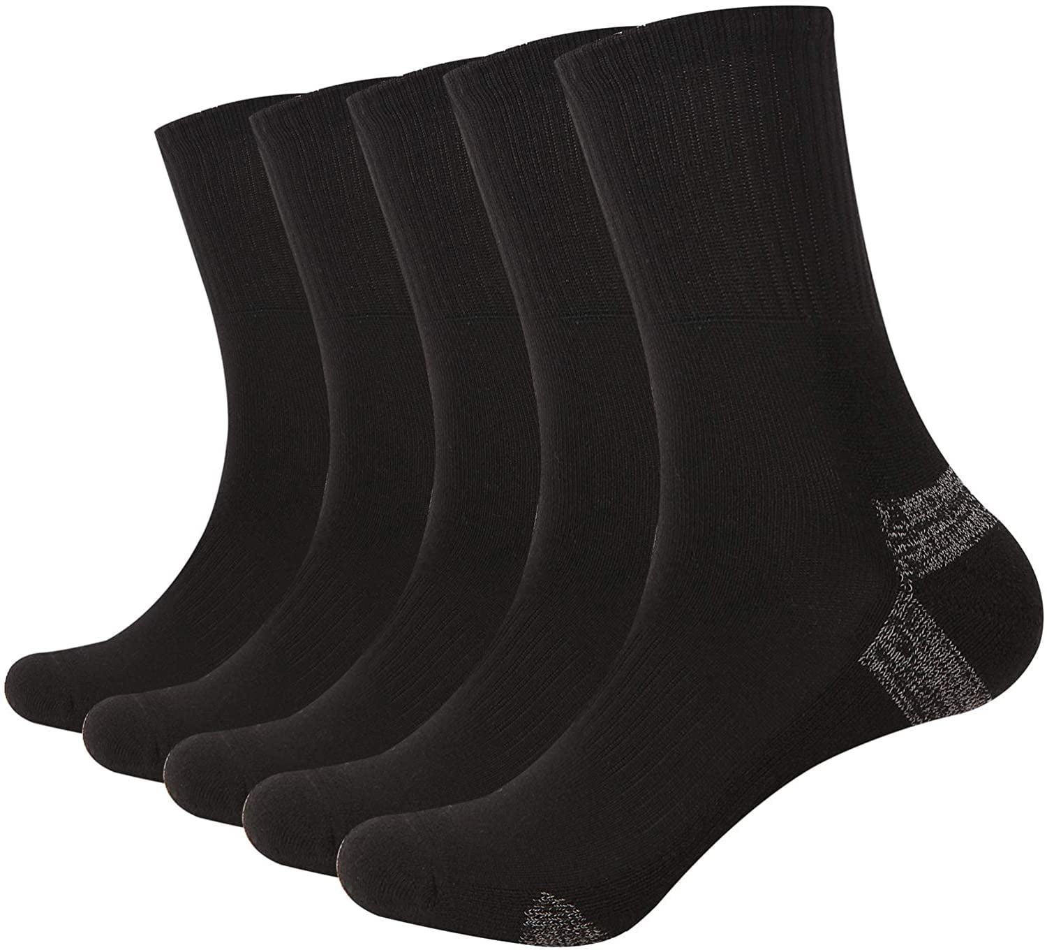 Sock Amazing No Show Socks Black & White Bamboo Socks for Men Women 8 Pack Cushion Socks Casual Socks