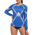 thumbnail image 4 of joogoo Womens UPF 50+ Sun Shirts Baseball Long Sleeve UV Protection Rash Guard Tops XS, 4 of 7