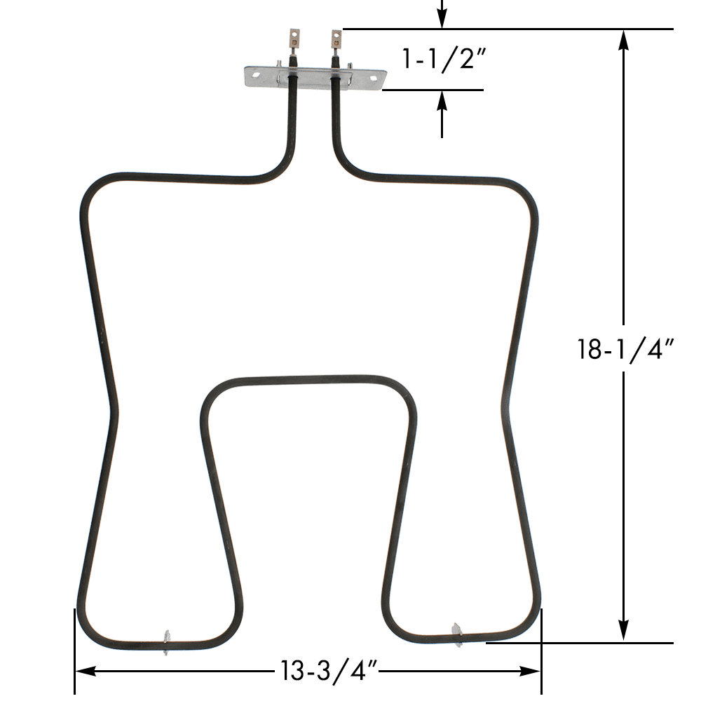 WB44X5043, Bake Element replaces GE, Hotpoint