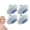 Blue, variant on Super Soft Sunflower Suction Cup Bath Ball, 2026 New Exfoliating Bath Sponge Cleaning Brush with Finger Rings for Women (Style B, 4 pcs)