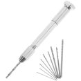 thumbnail image 4 of 1 Set Of Manual Drill Pin Vise Hand Drill Set Manual Hand Drill Set Micro Drill Bit Set Manual Work DIY Tool Hand Drill Tools for Jewelry Making Model Making, 4 of 6