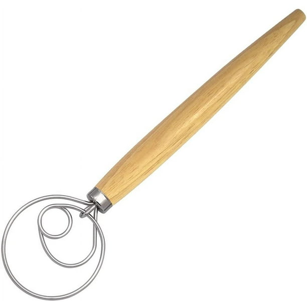Mezclador de masa danés gancho mezclador de masa de pan holandés de acero inoxidable de 13 pulgadas, mezclador de pan de cocina para cocinar pan, repostería, pizza, albóndigas y hacer masa Zhivalor WRLF-188