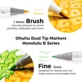 thumbnail image 2 of Juego de rotuladores Ohuhu a base de alcohol, 216 colores, con funda, 2 of 9