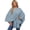blue, variant on PULI Women's Shawl Wrap Poncho Sweater, Open Front Cardigan Wrap for Wedding, Travel, Evening Dress and Office Wear