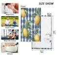 thumbnail image 6 of Yayeee 2 Pack Hand Towels for Bathroom 100% Cotton 16" x 28" Soft Absorbent Kitchen Towel, Cartoon Beige Lemon, 6 of 7