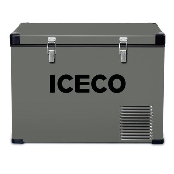 48 Quarts Portable Refrigerator Freezer, gray