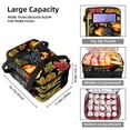 thumbnail image 3 of Thanksgiving Double Layered Insulated Lunch Bag with Two Compartments - Large Capacity Hand-Carried Refrigerated Meal Bag - 7.1x11.4x16.1 Inches, 3 of 6
