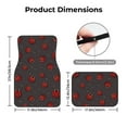 thumbnail image 5 of Zufioo Red Ladybugs On Dark Background Print Car Floor Mats Four-piece Set, Car Interior Accessories - Corrosion-resistant, Non-Slip, Suitable for Cars, Trucks, Vans, 5 of 7