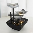 thumbnail image 5 of Fuente de mesa de 3 niveles para interiores, bomba automática con enchufe británico, dorada, 5 of 5