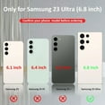 thumbnail image 2 of Case for S23 Ultra Phone Case Samsung Galaxy S23 Ultra Case, Military Grade, Heavy Duty, with Ring Holder Stand, Support Magnet Car Mount for Samsung Galaxy S23 Ultra Case Black, 2 of 12