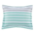 thumbnail image 6 of Levtex Home - Truro Duvet Cover Set - Twin/Twin XL Duvet Cover + Two Standard Pillow Cases - Watercolor Coral - Teal, Grey and White - Duvet Cover (68 x 88in.) and Pillow Case (26 x 20in.) - Cotton, 6 of 6