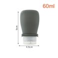 thumbnail image 1 of Botellas de viaje de silicona rellenables vacías, dispensador de champú, Cosméticos líquidos, contenedores exprimibles, 30 ml, 60 ml, 90ml, 1 of 4
