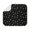 Pioneer Flower Floral-1, variant on Pioneer Flower Floral Print Pattern Kitchen Dish Drying Mat 1 Pack, Ultra Absorbent Microfiber Drainer Mat, 16"x18"