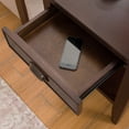 thumbnail image 3 of Leick Furniture Laurent Solid Wood Square End Table in Chocolate Cherry, 3 of 7