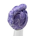 thumbnail image 2 of Turbie Twist Microfiber Hair Towel Wrap [2 Pack] ? The Original Microfiber Hair Wrap As Seen On TV! Signature Prints [Purple] Hair Turban Towel Wraps ? Plopping Towel for Long and Curly Hair Women, 2 of 6