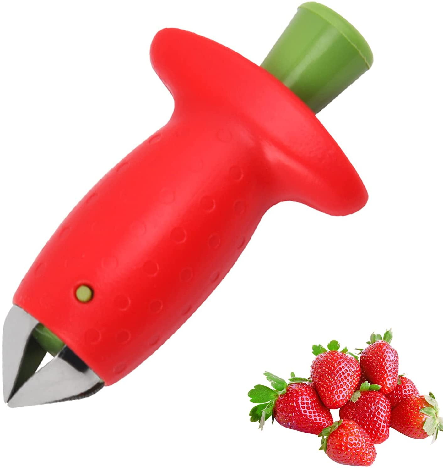 Kitchen Strawberry Paring Knife Stainless Steel Strawberry Peeler Tomato Leaf Picking And Core