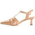 thumbnail image 3 of Journee Womens Jazlynn Buckle Kitten Heel Pointed Toe Pumps, Widths Available, 3 of 10