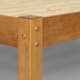 thumbnail image 5 of Grain Wood Furniture Shaker Solid Wood Panel Platform Bed, Queen Size, Walnut, 5 of 7
