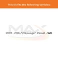 thumbnail image 2 of MAX Advanced Brakes - Front Brake Kit For 2002-2004 VW Passat| Carbon Ceramic Brake Pad and Rotor Kit| Daily Driving OE Replacement Brake Rotors, 2 of 9