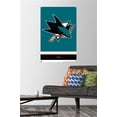 thumbnail image 2 of NHL San Jose Sharks - Logo 21 Wall Poster with Push Pins, 22.375" x 34", 2 of 5