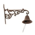 thumbnail image 2 of Campana de puerta rústica Colco decorativa de hierro montada en la pared, 2 of 8