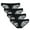 Black*4, variant on Charmo Women's Lace Underwear Cheeky Panty Breathable Bkinin Panties, 4 Packs