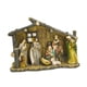 thumbnail image 3 of Figura de belén de Navidad Escultura de nacimiento de Jesús Escultura decorativa de Jesús Figuras de belén para estantería Escritorio del hogar, 3 of 8