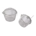 thumbnail image 1 of Colador de té de acero inoxidable con bola de malla para té 2 uds con cadena larga de gancho para especias sopa té hierbas fácil de llevar ANGGREK Otros, 1 of 8