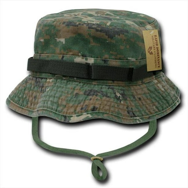 Rapid Dominance R70-PL-WDG-03 Military Boonie Hats- Woodland Digital- Large  