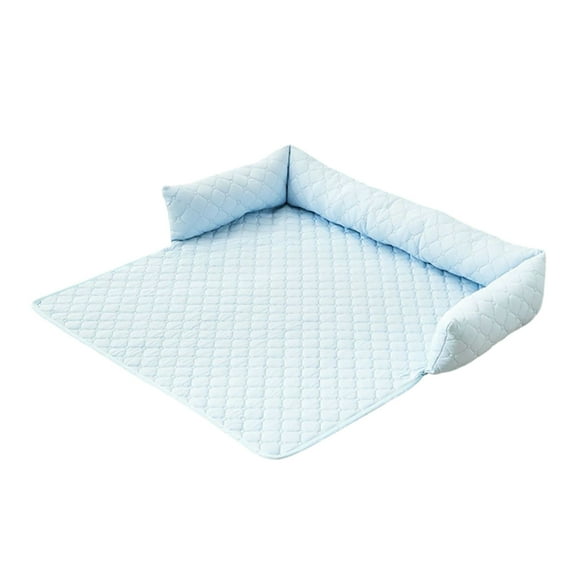 L-Shaped Bolster Pet Sofa Cover Non- Quilted Pet Bed Mat Washable Dog Couch Protector for Sofa Bed Floor Car Small Medium Dogs Cats