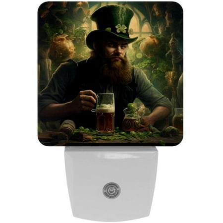 

St. Patrick s Day LED Square Night Lights - Stylish and Energy-Efficient Lighting Solution for Your Room - for Nighttime Illumination and Ambiance
