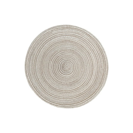 

18cm Ramie Cotton Yarn Table Mat Insulation Pad (Satin Dyeing)