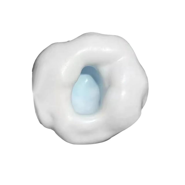 EZLIFE Cilindro de gas exprimido súper suave hecho a mano con bolas de arroz glutinoso al vacío I8G7