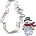 thumbnail image 3 of Liliao 9-Piece Christmas Cookie Cutters - Stainless Steel Set of 9 Christmas cookie cutters  Gingerbread Man Candy Cane Reindeer Christmas Tree Sweater Snowflake Snowman Mitten Light Bulb, 3 of 9