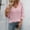 Pink, variant on LEBONYARD Womens Sweaters Dressy Casual,Women Striped Patchwork Knitted Sweater With Long Sleeved V-Neck Sweater Tops Navy M