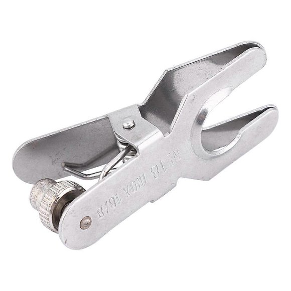 Stainless Steel Lab Clamp Pinch Clip Glass Ball Clamp Laboratory Tools18#