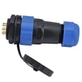 thumbnail image 3 of Conector impermeable tuerca trasera IP68 toma de corriente de aviación 380V 10A para Cable SP28, 3 of 8