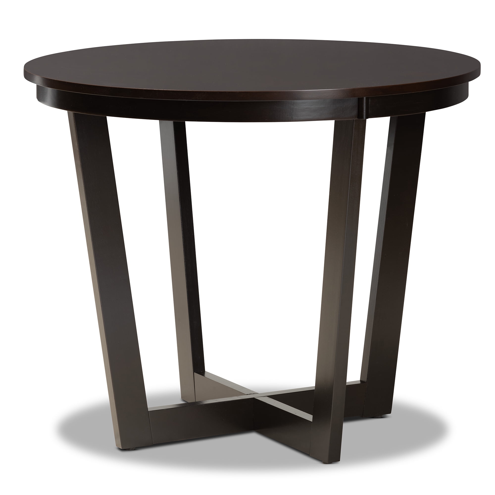 Baxton Studio Irma Modern Dining Set, Espresso Brown