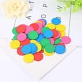 thumbnail image 3 of 50pcs Counting Wood Piece Math Game Teaching Aids For Kid Bingo Chips Game Tokens (mixed Color) Banmo, 3 of 5