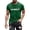 Dark Green, variant on Men's Fashion City Theme Printed Casual Comfortable Top Black XL Black XL