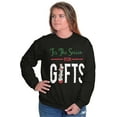 thumbnail image 3 of Christmas Tis The Season Presents Sweatshirt for Men or Women Brisco Brands S, 3 of 6