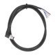 thumbnail image 1 of Conector Cable De Sensor De Aviación, Cable Conector M12 Conector De Aviación Impermeable De ángulo Recto Blindado De 4 Pines con Línea De 1 M 250 V CA 250 V CC, 1 of 7
