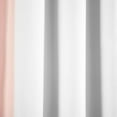 thumbnail image 4 of Lush Decor Block Border Window Panel Blackout - White/Blush-Single-84 x 40, 4 of 11