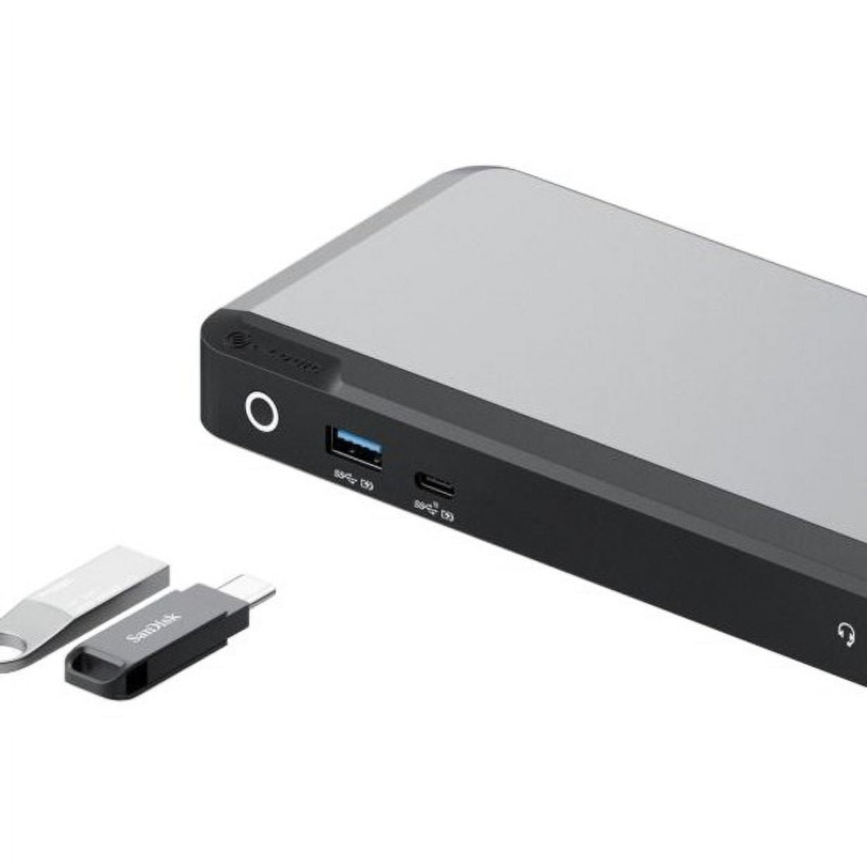 Alogic Universal Dock Dual Display Screen 4K docking station with 100W power delivery PD DP Alt Mode USB-C and USB-A devices