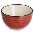 thumbnail image 5 of Elama Gia 24 Piece Stoneware Dinnerware Set in Red, 5 of 7